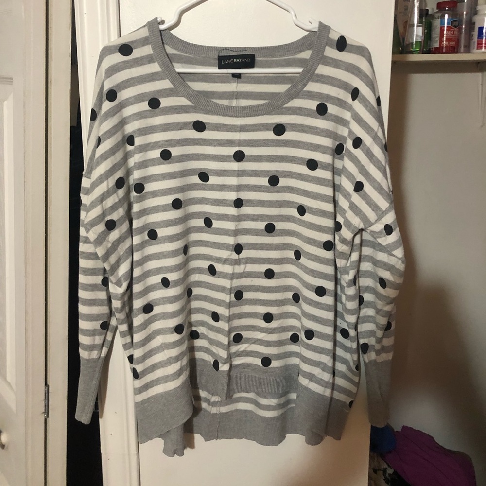 Polka dot sweater